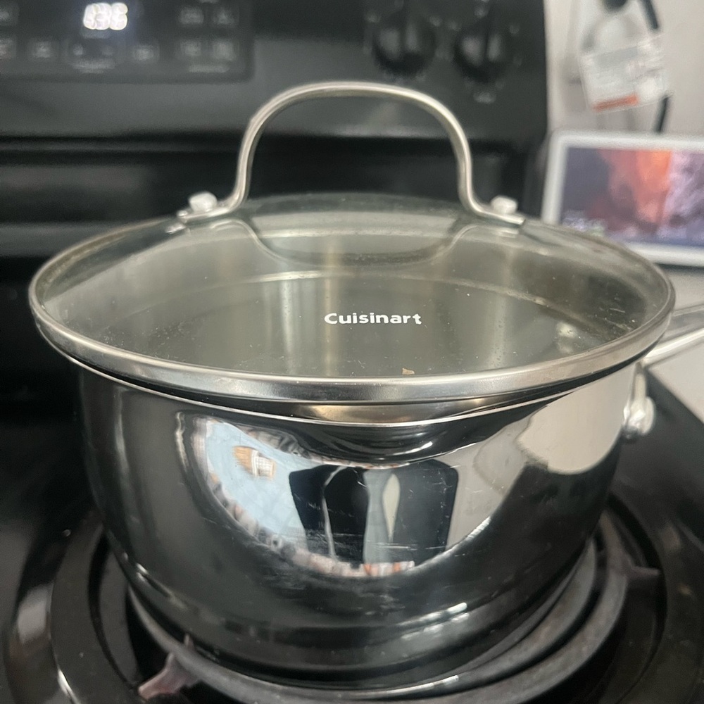 Cuisinart Stainless Steel Pot with Glass Lid